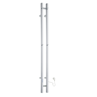 Smedbo Dry Radiateur électrique vertical 150x12cm Chrome