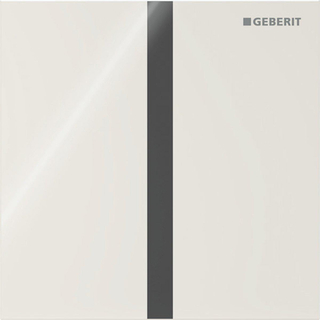 Geberit type 40 urinioir bedieningsplaat - batterij - vierkant - zandgrijs