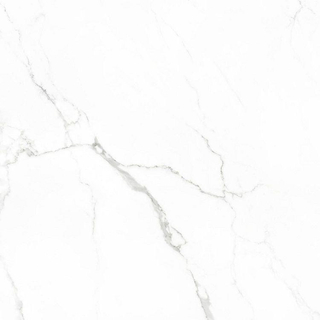 ÉCHANTILLON Cifre Cerámica Carrelage de sol et de mur Statuario brillant Rectifié Aspect marbre Brillant Blanc/noir