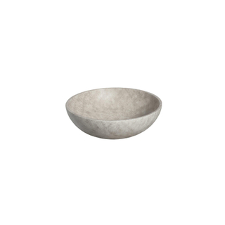 Ideavit Beton Vasque à poser ronde – 44 x 14,5 cm – avec bonde clic-clac – anti-rayures – étanche – couleur D1