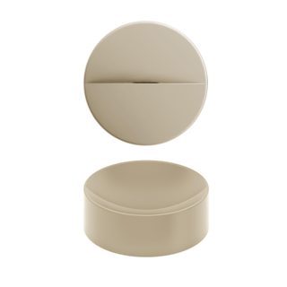 Clou Vale lave-mains 22cm céramique rond sans plan de robinet mat moutarde