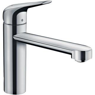 Hansgrohe M42 M425-H120 Robinet de cuisine 1 trou pour chauffe-eau ouverts avec bec pivotant 360° chrome