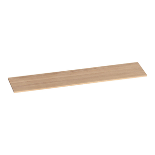 BRAUER Ocean Slim Plan sous vasque Chêne massif 200cm Smoked Oak (19 mm)