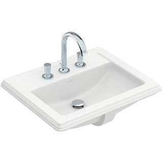 Villeroy & Boch Hommage Lavabo à encastrer 63x52cm ceramic+ Blanc