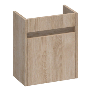 BRAUER Adore fonteinonderkast - 40x45x22cm - met 1 deur greeploos linksdraaiend Sunlit