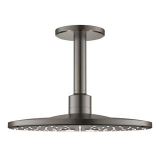 GROHE Rainshower SmartActive 310 Hoofddouche - 31cm - 2 straalsoorten - plafondarm 14.2cm - geborsteld hard graphite