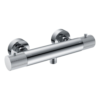 Wiesbaden Ribbd Mitigeur thermostatique pour douche entraxe 15 cm chrome