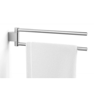 Zack Atore Porte-serviettes - 46cm - double - rotatif - inox