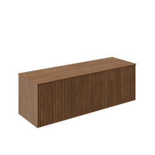 Crosswater Limit Ensemble meuble salle de bains - 140x45x45cm - 2 tiroirs - Royal Walnut