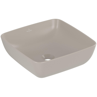 Villeroy & Boch Artis opzetwastafel - 41cm - vierkant z/krgt almond C+