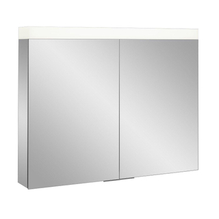 Miroir Armoire Crosswater Image - 90x70cm - IP44 - éclairage à LED - porte à gauche ou à droite
