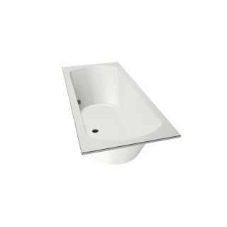 Xenz Lagoon Baignoire Duo - 180x80x53 - évacuation centrale - acrylique - blanc mat