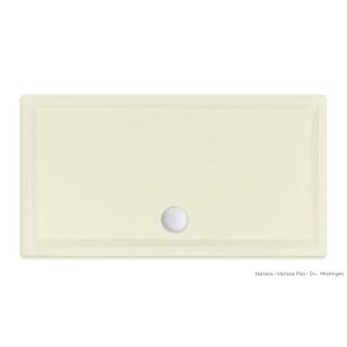 Xenz Mariana douchebak - 120x90x7 - Acryl - pergamon