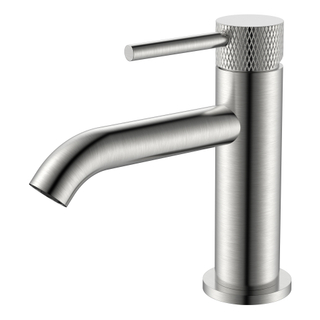 Wiesbaden Ribbd fonteinkraan 1/2" geborsteld staal PVD