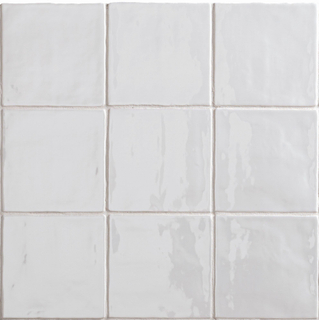 ÉCHANTILLON Par Goof Carreau mural Ancien Hollandais blanc ancien Vintage Brillant Blanc