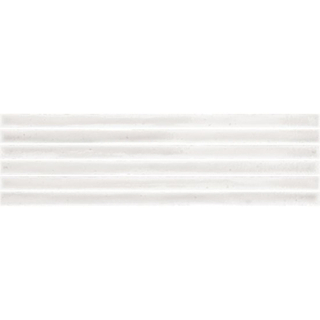 Vtwonen Tegels Rib Wandtegel - 13x45cm - 9mm - Witte scherf - Blanco Multitono (Wit)