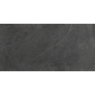 Cifre Ceramica Statale wand- en vloertegel - 60x120cm - gerectificeerd - Betonlook - Black mat (zwart)