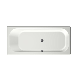 Xenz Aruba Ligbad - 170x75x48 - afvoer Midden - acryl - wit mat
