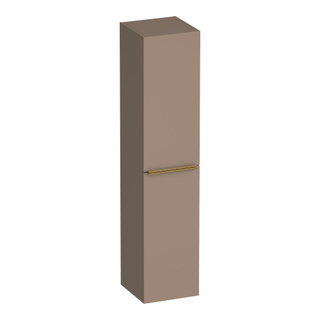 BRAUER Elevate badkamerkast - 160x35x35cm - excl. opleggrepen - 2 deuren - links- of rechtsdraaiend - mat mokka