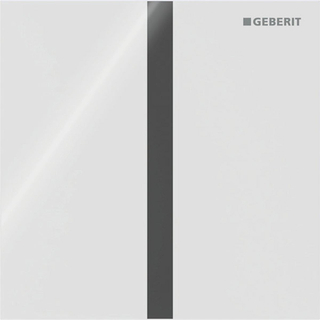 Geberit type 40 urinioir bedieningsplaat - 230V - vierkant - wit