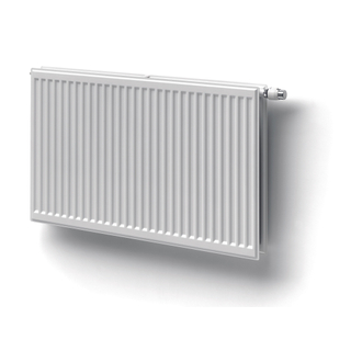 Radiateur panneau Stelrad Hygiene ECO 30x200cm type 20 1170watt 4 raccords Acier Blanc brillant
