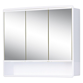 Jokey Lymo Armoire miroir avec 3 portes 58x49.5x14.5cm blanc