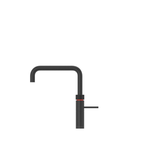 Quooker Fusion Square kokendwaterkraan - draaibare uitloop - PRO3 incl. Cube reservoir - Warm / kokend / bruisend / gefilterd water - Zwart