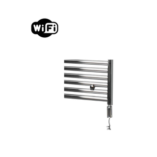 Sanicare HVW Elektrische Radiator - 172x60cm - 822W - wifi - thermostaat - chroom - rechtsonder - chroom