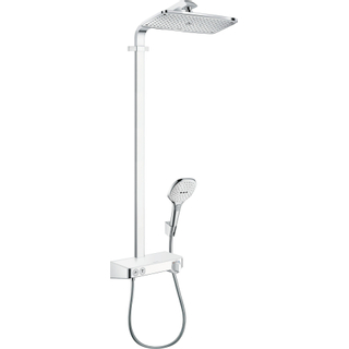 Hansgrohe Raindance select e 360 showerpipe showertablet wit chroom