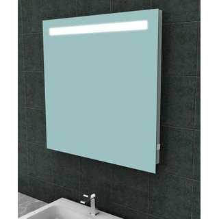 Wiesbaden Tigris miroir carré avec LED et prise électrique 80 x 80 cm
