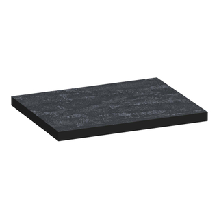 BRAUER MFCPlus Plan sous vasque MFC 59.6x46x3.6cm MFC Métal/Noir