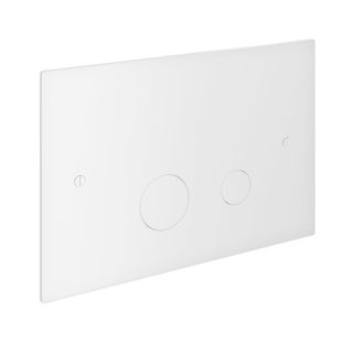 Hotbath Cobber Plaque de commande compatible avec Geberit UP320 blanc mat