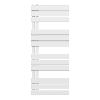 Belrad Handdoekradiator - middenaansluiting - 1600X500mm - Zwart