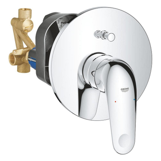 GROHE Swift QuickFix Badmengkraan - inbouw - met omstel - chroom OUTLETSTORE