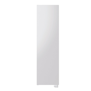 Henrad Alto Plan E type 11 verticale elektrische paneelradiator met vlakke voorplaat plaatstaal H 1800 x L 600 1500 W wit RAL 9016 bevestigingsmateriaal en een RFthermostaat in de verpakking