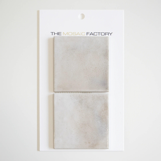 SAMPLE The Mosaic Factory Kasba carreau mosaïque -15x25cm - carreau mural - Carré - Porcelaine Sand brillant