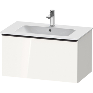 Duravit D-neo Meuble sous vasque 81x46.2x44cm 1 tiroir Blanc haute brillance