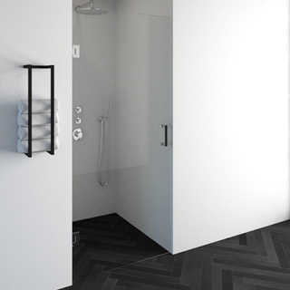 BRAUER Void nisdeur helder glas 90x200 omkeerbaar incl. glascoating chroom