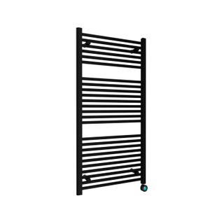 Best design senden radiateur électrique 120x60cm 640watt noir mat