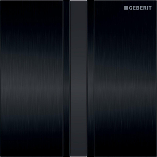 Geberit Type 50 ur-systeem 230V easy-to-clean zwart chroom geborst