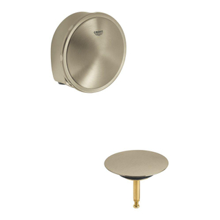 GROHE Talentofill Kit de couverture - pour bonde de baignoire - nickel brossé
