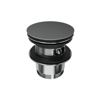 Arcqua Arcqua bonde pop-up baignoire 1 1/2 avec trop-plein mat gris