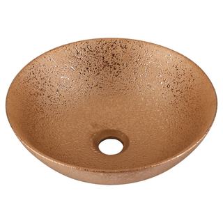 Differnz BRIGHT Vasque à poser - 36x14cm - émaillé - cuivre