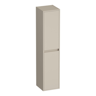 BRAUER Adore badkamerkast - 160x35x35cm - met 2 deuren greeploos links- of rechtsdraaiend mat beige