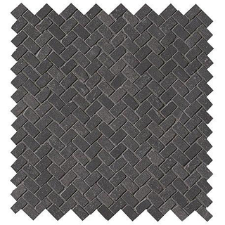 Fap Ceramiche Maku wand- en vloertegel - 30x30cm - Natuursteen look - Dark mat (antraciet)