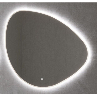 HR Badmeubelen Organic 2.0 Miroir - 85x73cm - droite - dimmable - LED - chauffage miroir