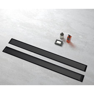 FortiFura Galeria omkeerbaar rooster - 50cm - zwart mat
