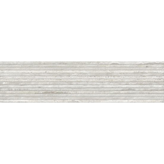 Kronos Nativa Decorstrip - 120x15cm - 9mm - gerectificeerd - Lux (Grijs)