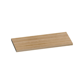 Saniclass MFC Wastafelblad - 100x46x4cm - zonder kraangat - MFC - legno calore