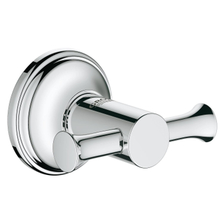 GROHE Essentials Authentic crochet de serviette - double - chrome